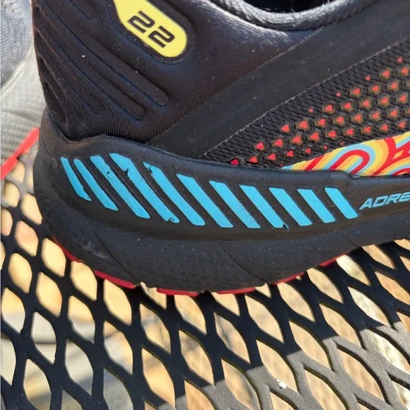 Brooks Adrenaline GTS 22 Running Shoes Black Multi Women’s size 10 - Picture 6 of 11